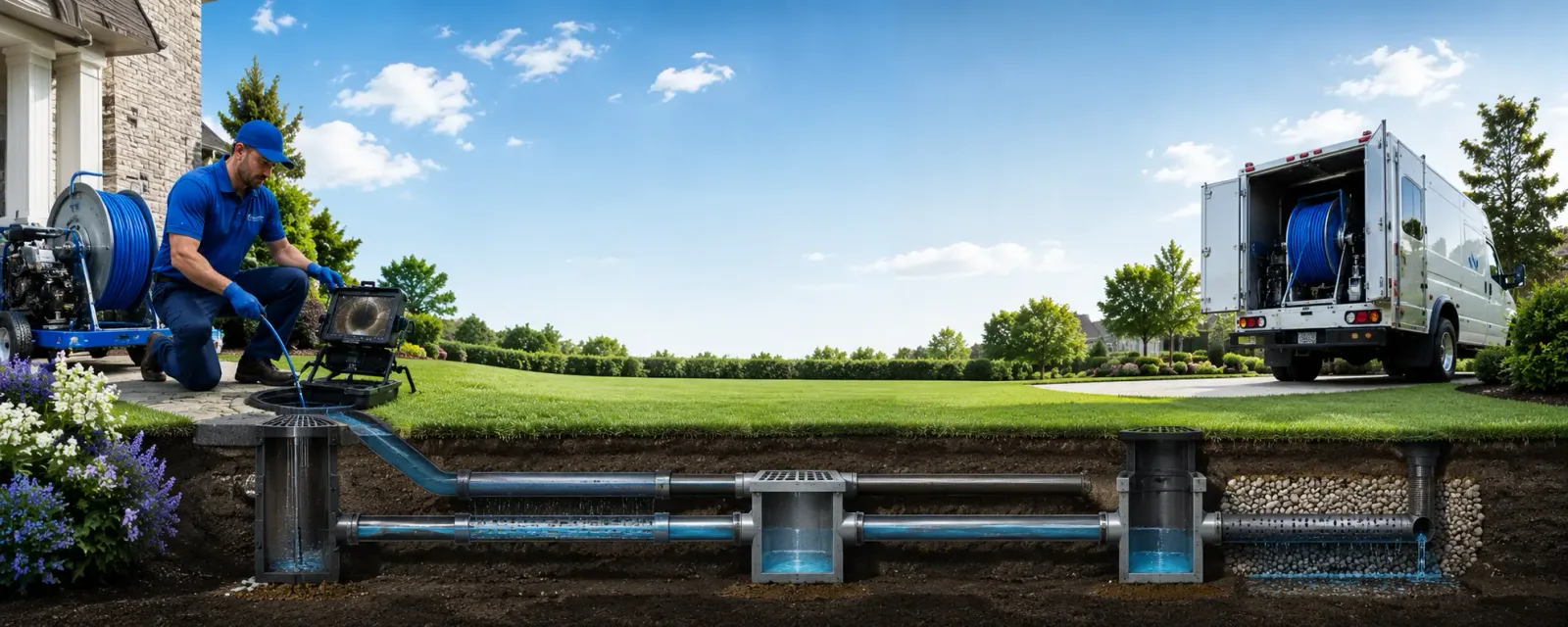 Outdoor drain cleaning information for Brookfield, MO